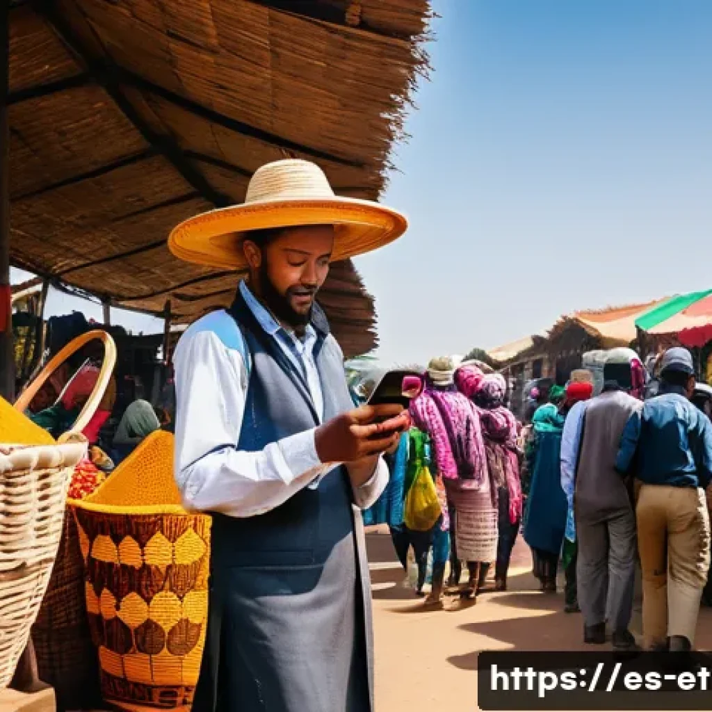 에티오피아에서 여행자 보험 선택하기 - A professional traveler in Ethiopia, wearing comfortable but modest travel clothes and a wide-brimme...